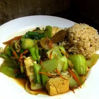 Bokchoy Tofu/青梗菜とセイタン炒め