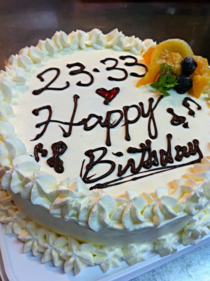 ２３歳３３歳の方！お誕生日おめでとうございます！|Chef 中川浩行さん