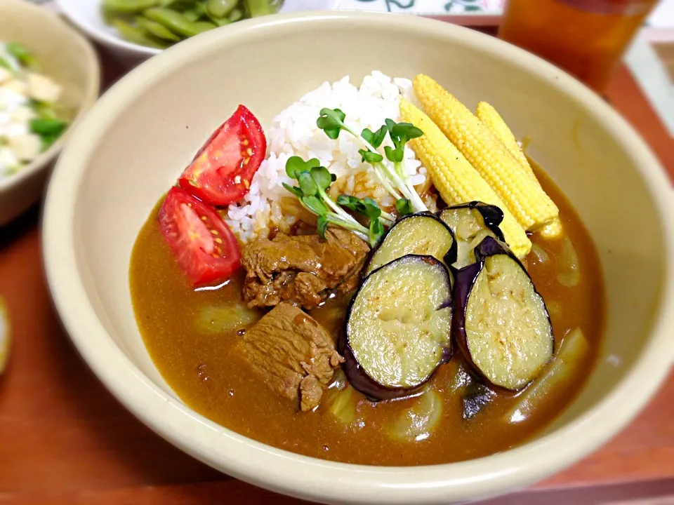 無農薬夏野菜たっぷりカレー|はなおさん