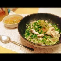 豚の冷しゃぶ丼|Napokoさん