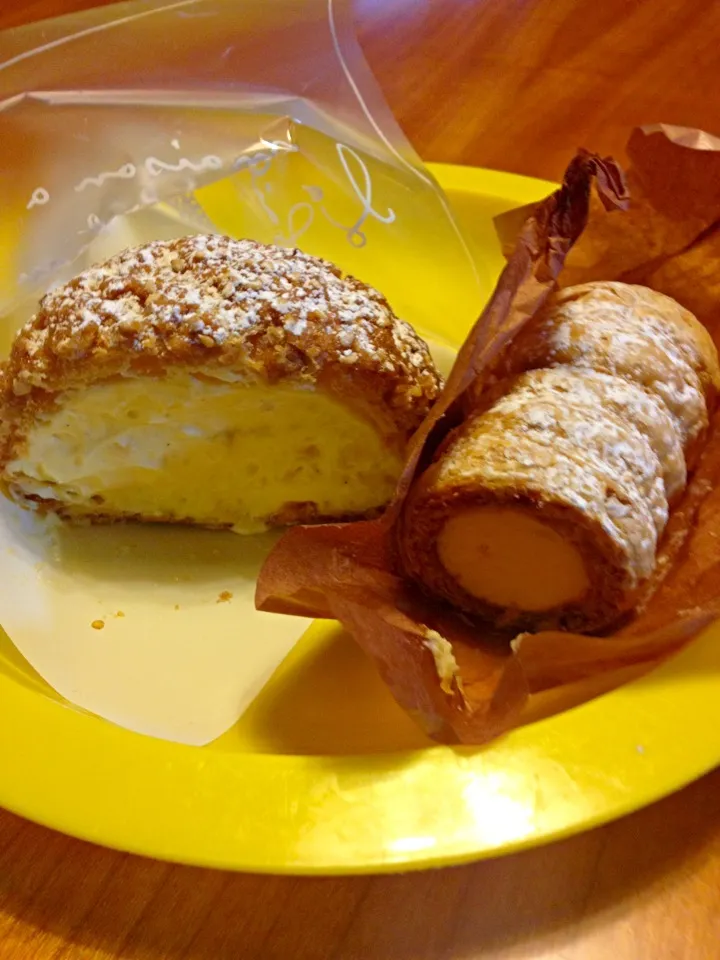 江古田アンデルセンのサクサクコロネとカタヤキシュークリーム|ゆう子さん