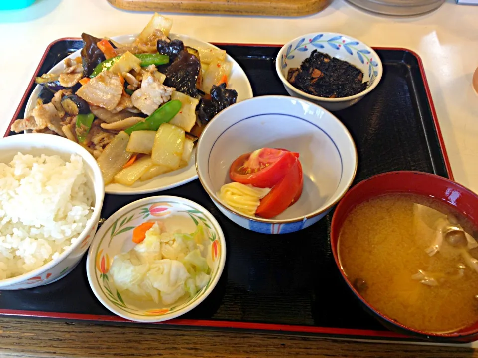 肉と野菜の中華炒め定食|Johnnyさん