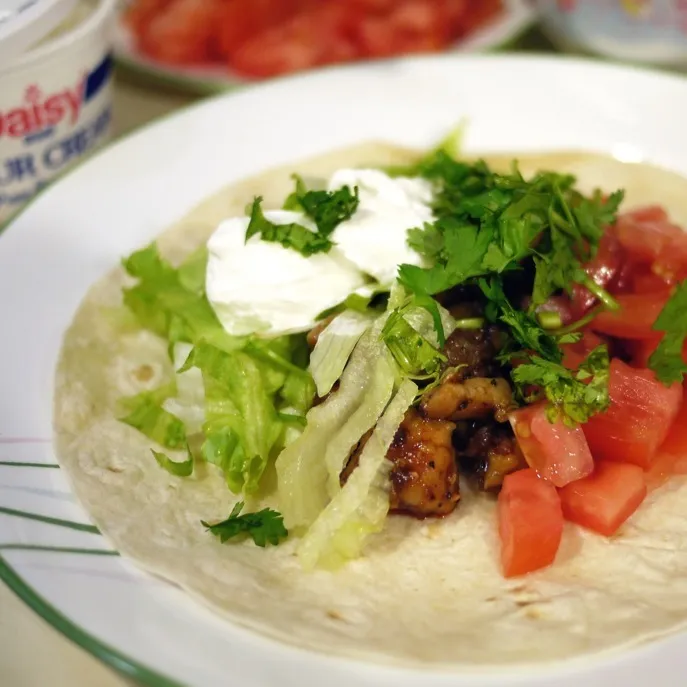 Taco With Chicken Taco Filling|MyRaXさん