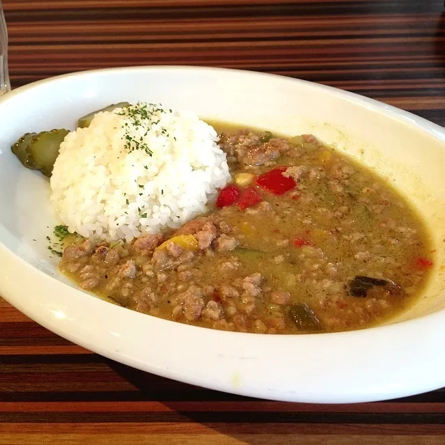 ひき肉と夏野菜のグリーンカレー|r1990297さん