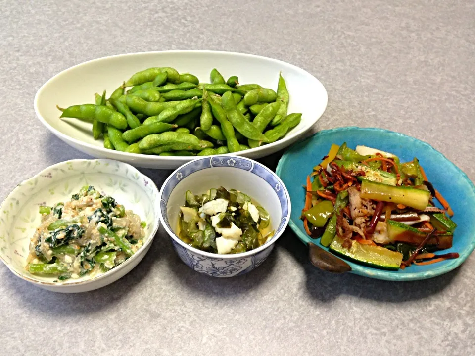 土用の丑の日なのに…野菜ばかりのビンボー晩ご飯|Orie Uekiさん