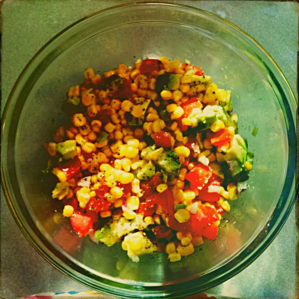 Corn Avocado & Tomato Salad|Boさん