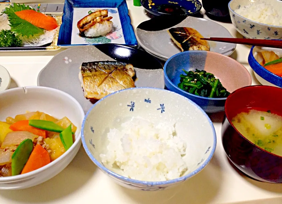 鯖の塩焼き・肉じゃが定食|ひかるんさん