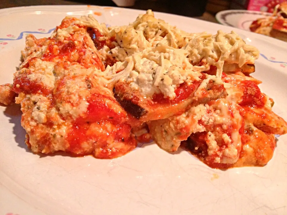 Eggplant/Zucchini Lasagna|http://melissasmenu.wordpress.com/さん