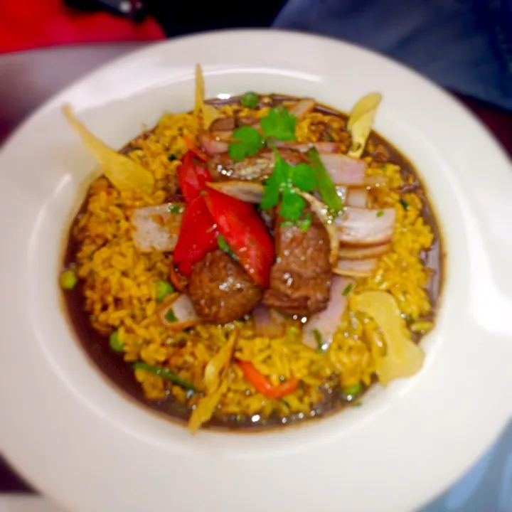 Risoto con Lomo saltado|Justo Romeroさん