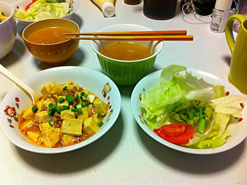 麻婆豆腐定食|しいなさん