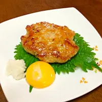 鶏つくねの照り焼きハンバーグ|唐沢さん