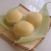 とうもろこしの蒸しパン🌽