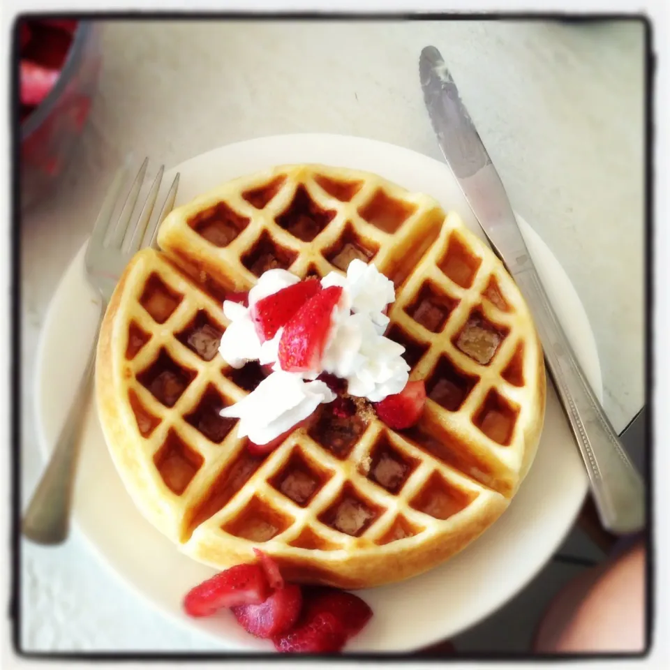 Homemade Belgium waffles|Renika Beth Ann Zirwasさん