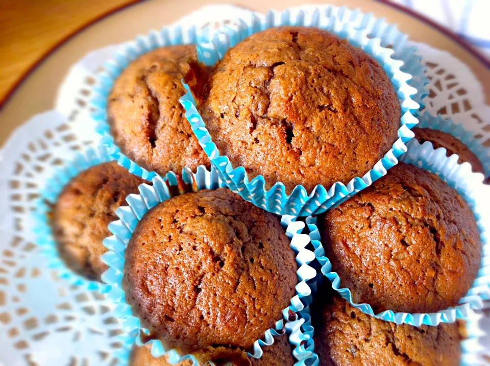 Coffee, Date and Walnut Cupcakes|Shiniさん