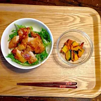 鶏の照り焼き丼|ひつじちゃんさん