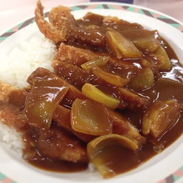 チキンカツカレー at 社員食堂|さるさん