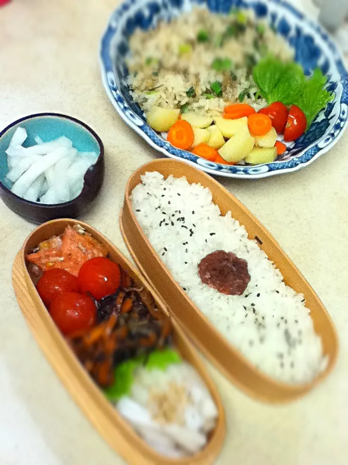 今日のJKランチプレート＆OL弁当。 today's lunch.|hoppycowさん