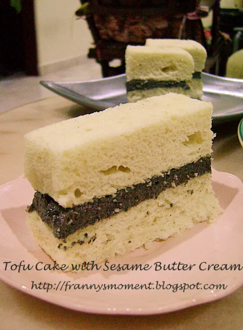 Tofu cake with sesame butter cream|Frannyさん