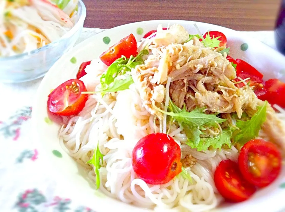 ミニトマトの和風そうめん|ゆりさん