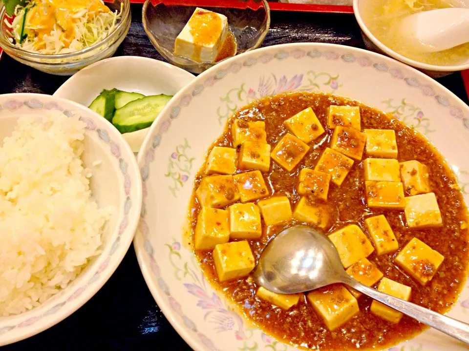 麻婆豆腐定食|kamkamさん