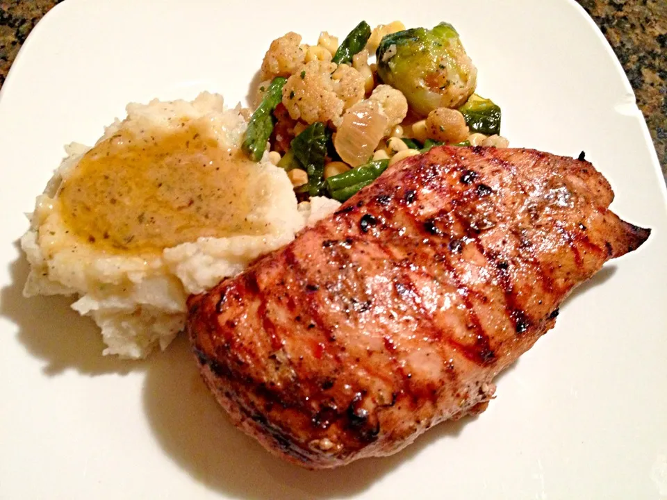 Grilled Chicken with leftovers|Jakeさん