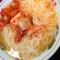 Snapdishの料理写真:冷麺風素麺|明音さん