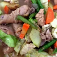 chixveggies w/ liver sauce|Aprille Laoさん