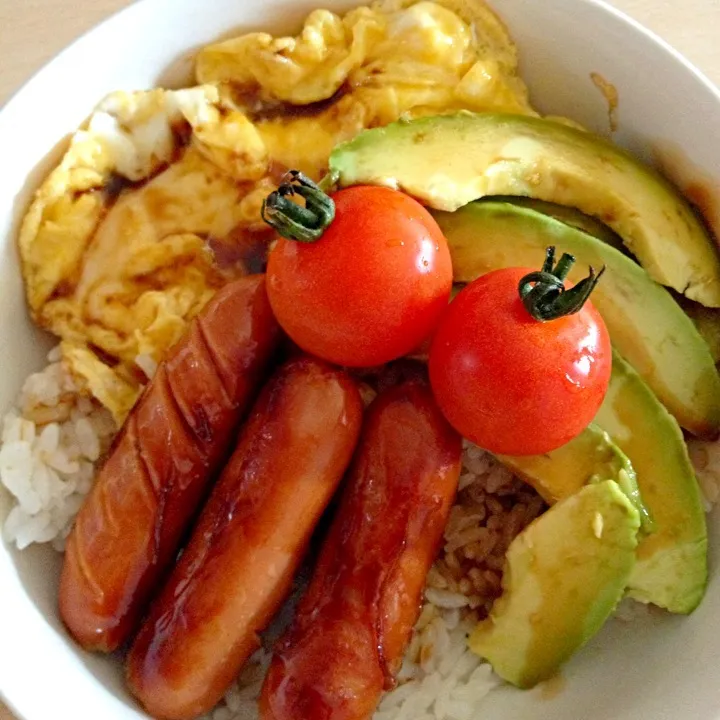 Snapdishの料理写真:lunch丼|あぼちさん