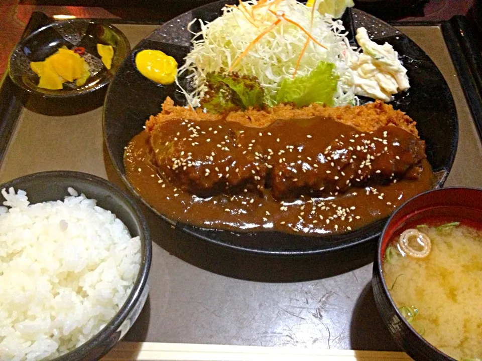 味噌カツ膳|愛恵さん