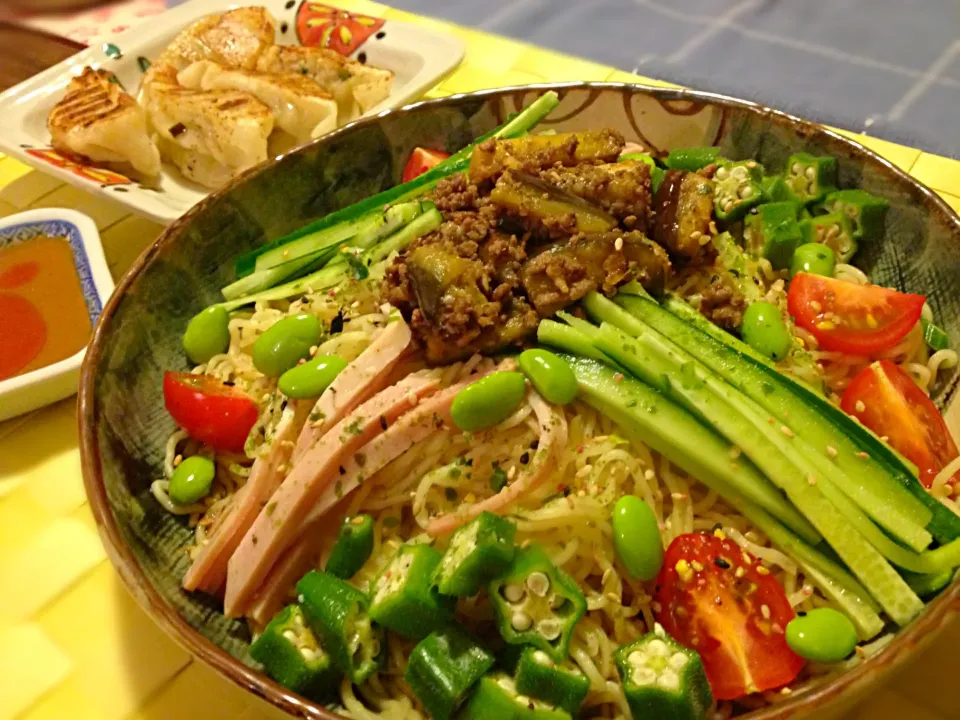 冷やし中華と宇都宮餃子|Junya Tanakaさん