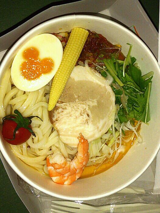 ミッキーのゆで卵のせディズニー 冷やしうどん Chiyo Snapdish スナップディッシュ Id Tqlsda