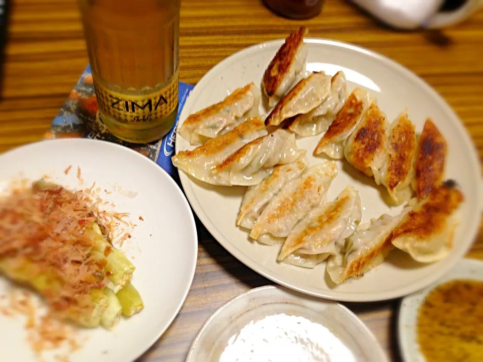 餃子と焼きなす|ジョージさん