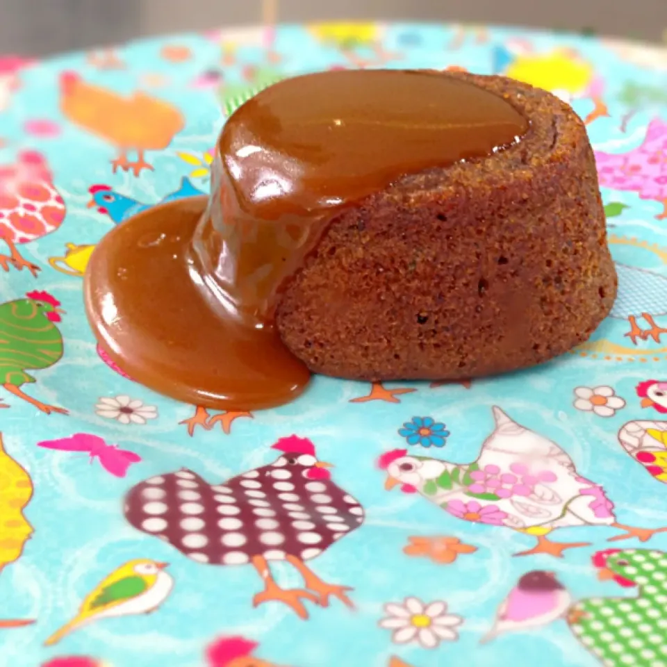 Sticky date pudding with salted butterscotch|willzさん