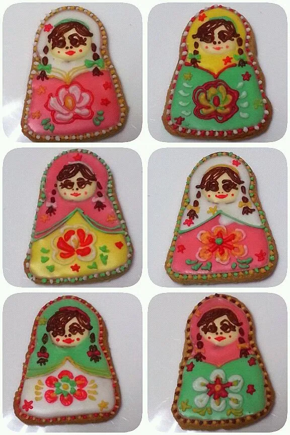 Snapdishの料理写真:Russian Matryoshka cookie|Alley Catさん