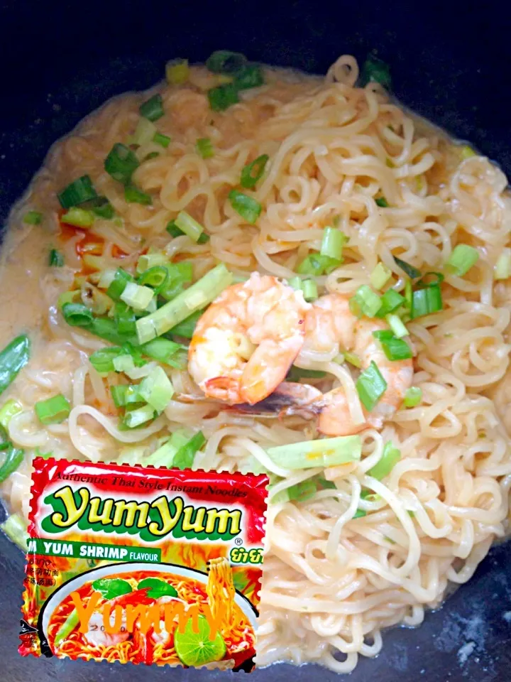 Tom yum goong noodles🔥ﾄﾑﾔﾑｸﾝﾇｰﾄﾞﾙ|🌈Ami🍻さん