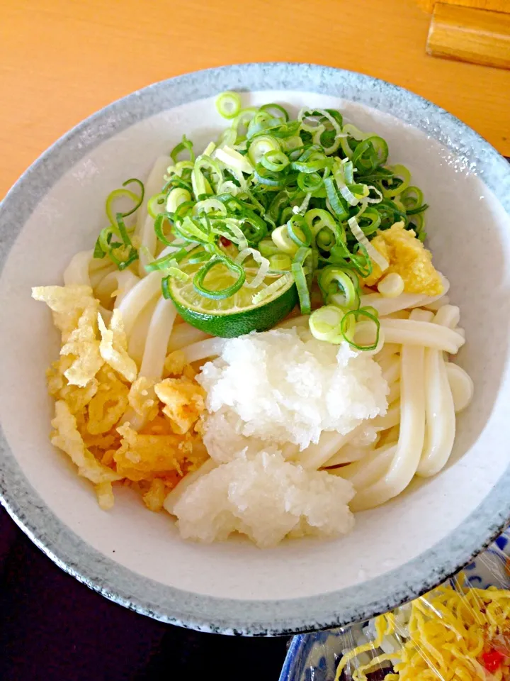 Sanuki bukkake udon. Shikoku district in Japan.|do dyuさん