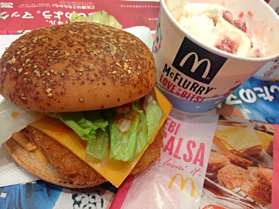 Snapdishの料理写真:McDonald's エビサルサ|離乳食完了期 1歳さん