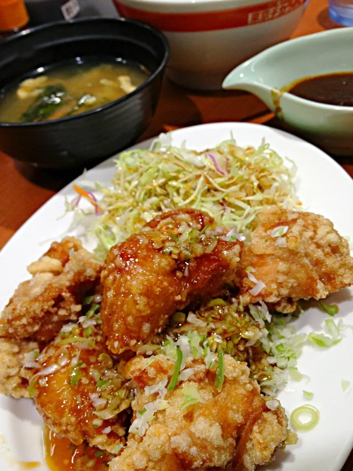 油淋鶏定食➕チョコっとカレー|tadaroさん