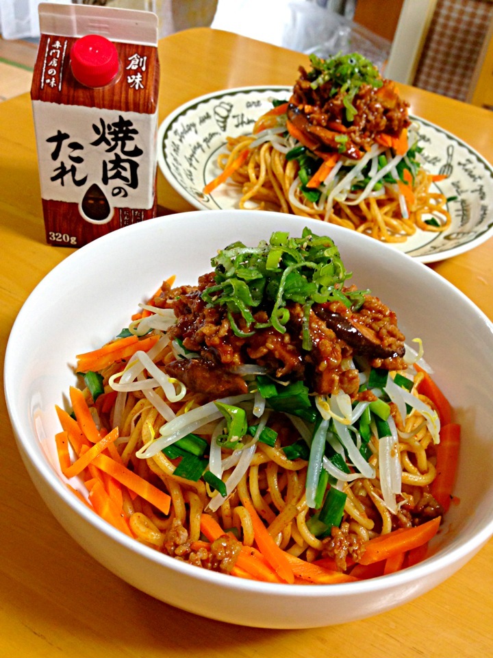 創味 焼肉のたれ で韓国風焼きそば かよ Snapdish スナップディッシュ Id Rdhpaa