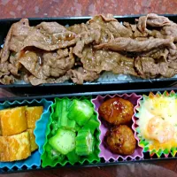 Snapdishの料理写真:伊豆牛弁当|マユモンさん