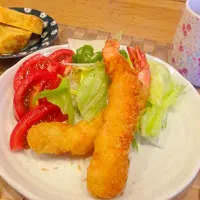 Snapdishの料理写真:海老フライ|まゆさん