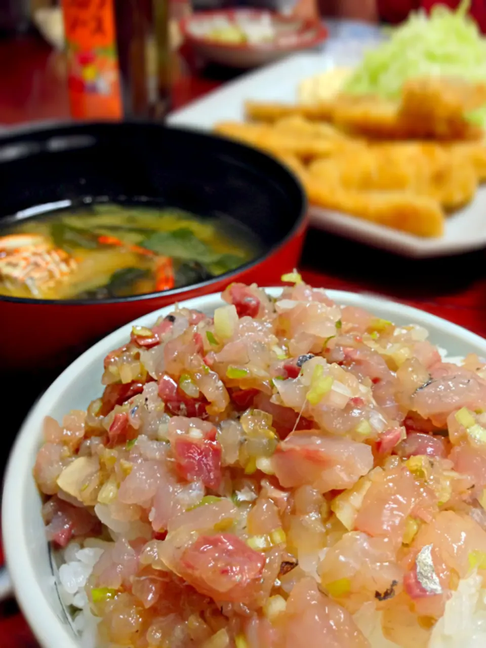 鯵の青唐辛子たたき丼|おかっぴーさん