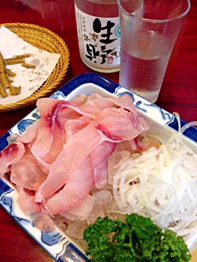 鯉の洗いと昼酒〜♪|タカハシ ミカさん