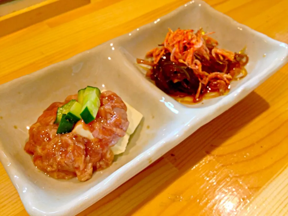 Fish guts pickled in salt of the bonito with cream cheese|do dyuさん