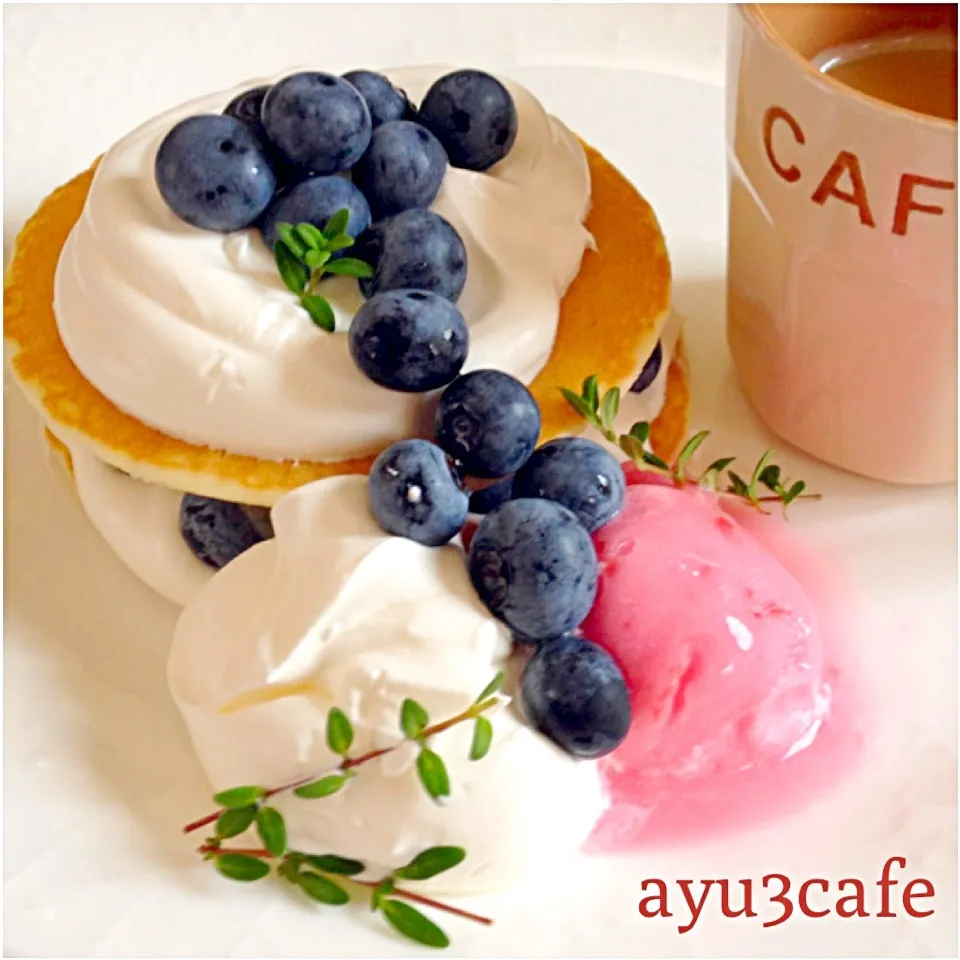 おうちでパンケーキ|ayu3cafeさん