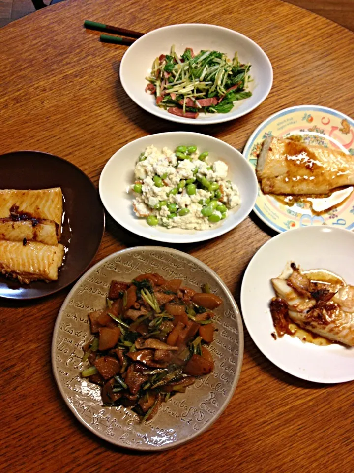 ★カレイのムニエル★鶏皮と大根煮 あとは昨日の残りもん|三宅 里美さん