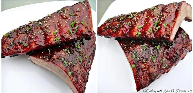 Snapdishの料理写真:Asian style ribs w/ uncle Gary's Gourmet candied jalapeño BBQ ribs|Gary Langerさん