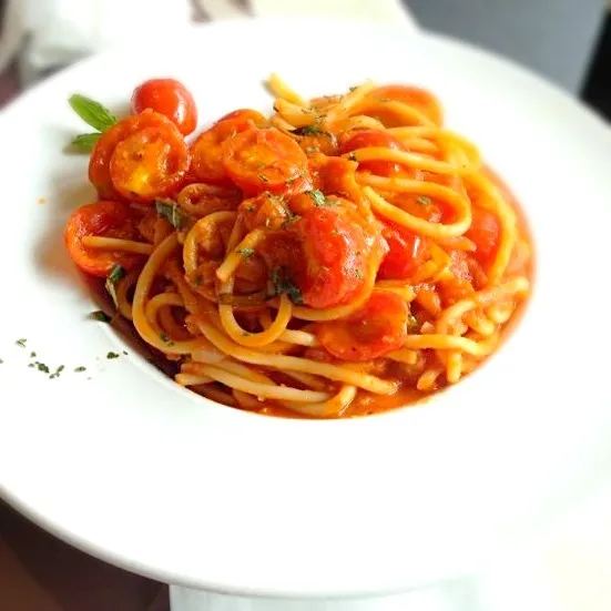 Tomato pasta🍝🍅|PeonyYanさん