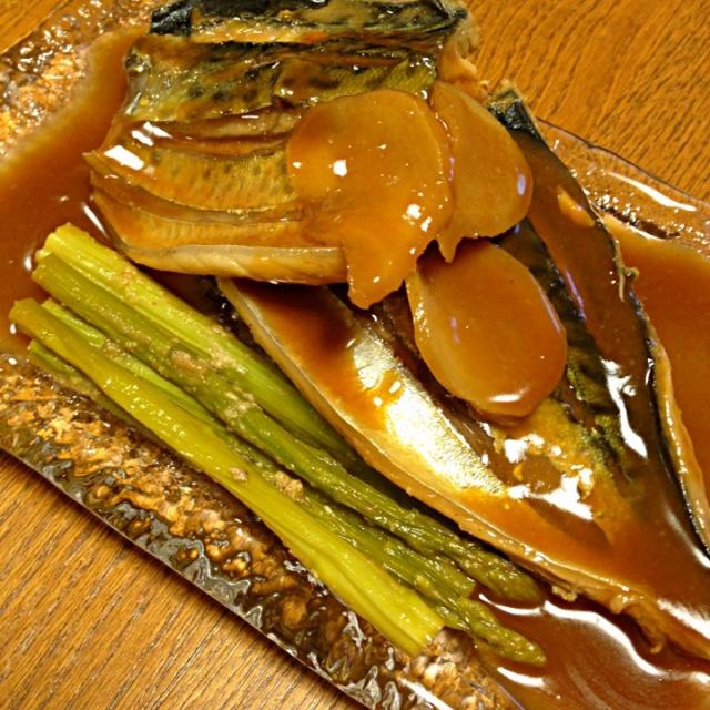鯖の味噌煮/プラムてつ。 SnapDish[スナップディッシュ] (IDfTHqLa)