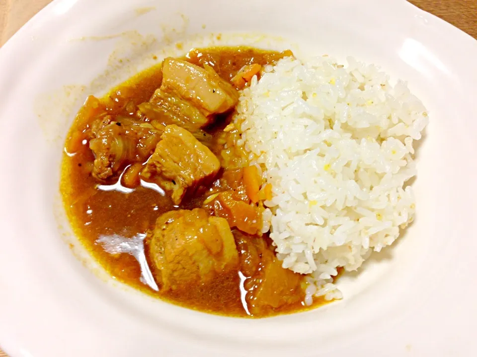 カレー 豚バラ入り|みるくぼうやさん